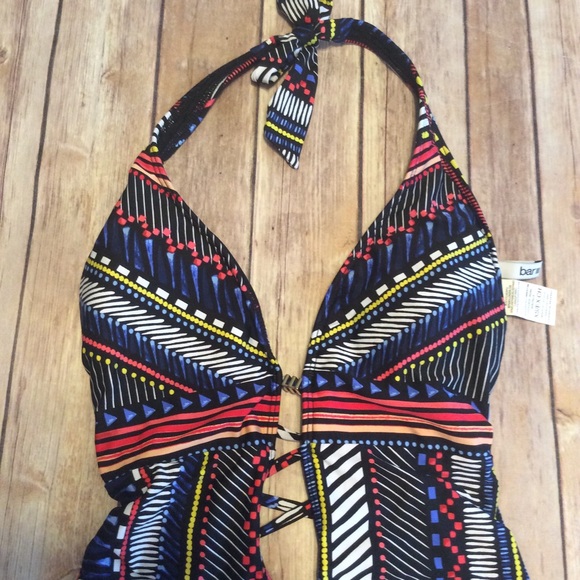 Bar III XS Maillot Vessi Tribal Print Monokini - Picture 4 of 12